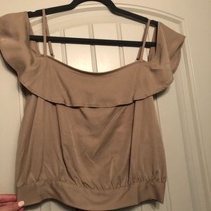 Off the should top with additional straps